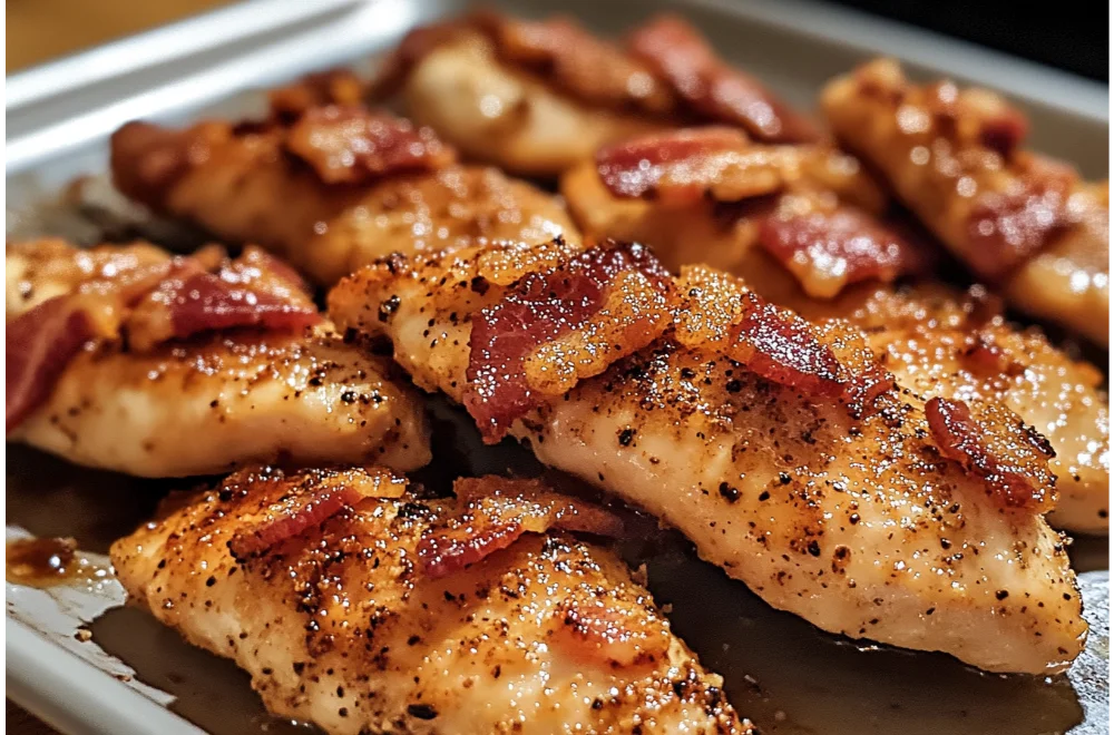 Bacon Brown Sugar Chicken Tenders: Sweet & Savory Delight