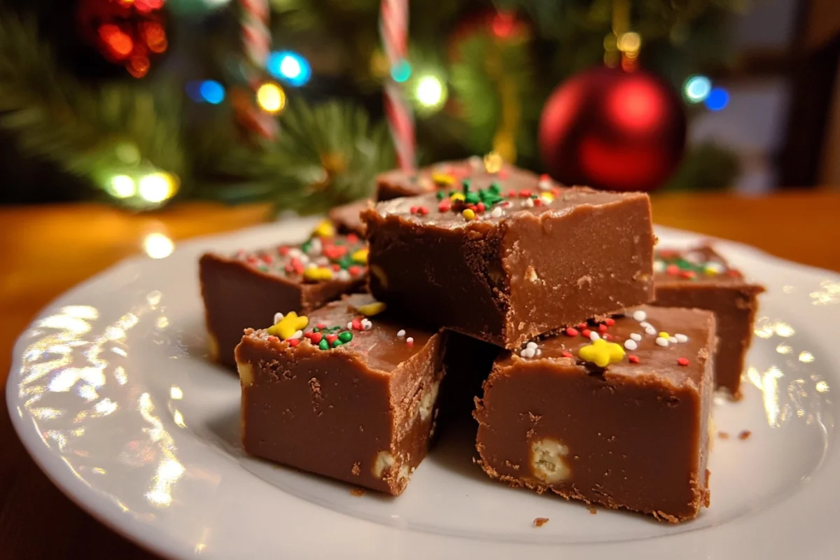 Holiday Fudge, Festive Fudge, Christmas Candy, Fudge Recipes for Christmas,Yuletide Fudge