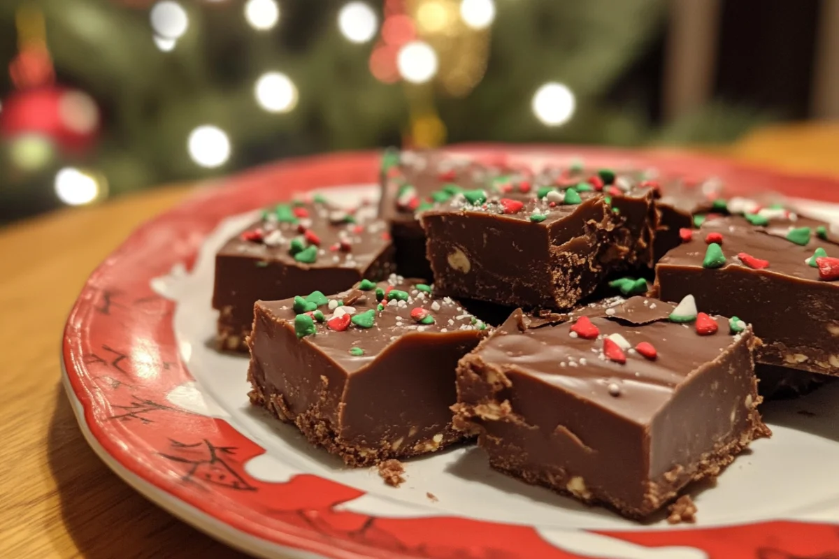 Holiday Fudge, Festive Fudge, Christmas Candy, Fudge Recipes for Christmas,Yuletide Fudge