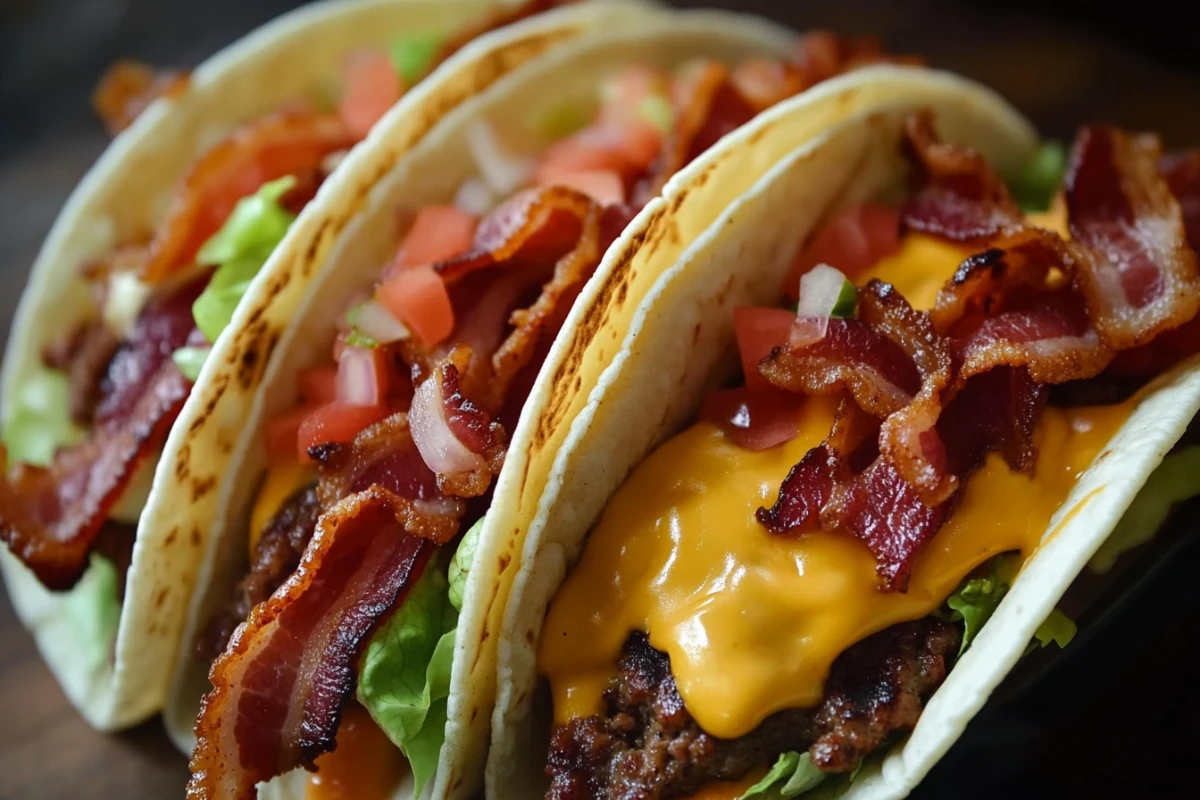 Loaded Bacon Cheeseburger Tacos: A Flavor Explosion!