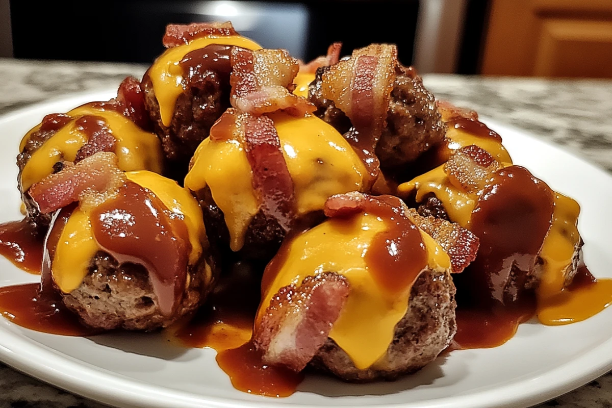 BBQ Bacon Cheeseburger Meatballs: The Ultimate Recipe