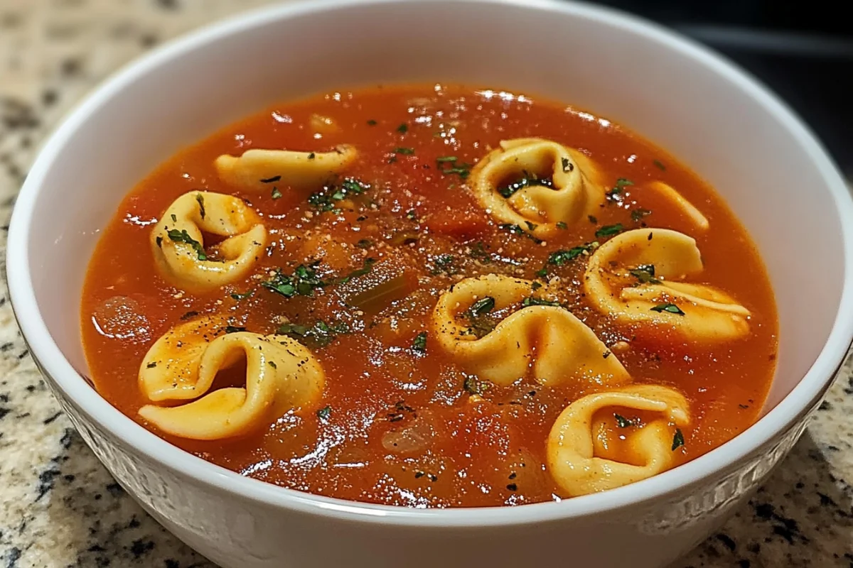 Crockpot Tomato Tortellini Soup, Tomato Tortellini Soup Recipe, Slow Cooker Tortellini Soup, Hearty Tortellini Soup, Creamy Tomato Soup with Tortellini