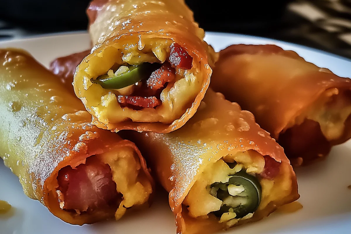 Bacon Jalapeño Popper Eggrolls