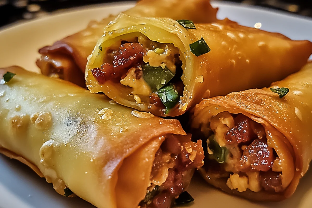 Bacon Jalapeño Popper Eggrolls