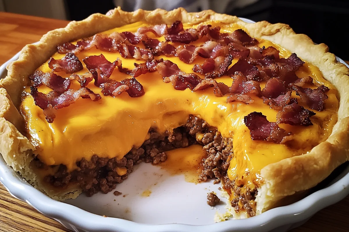 Carnivore Bacon Cheeseburger Pie - A Savory Delight You Can't Resist