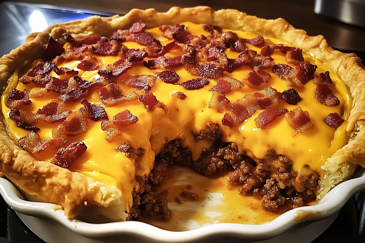 Carnivore Bacon Cheeseburger Pie - A Savory Delight You Can't Resist