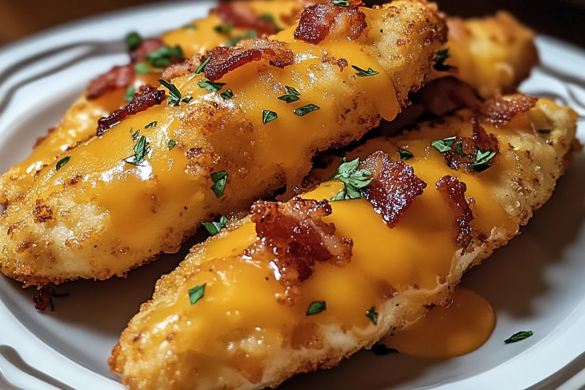 Cheddar Bacon Chicken Tenders