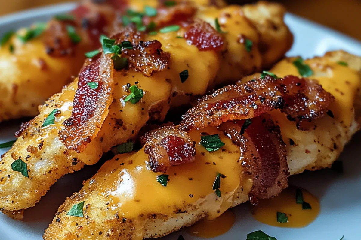 Cheddar Bacon Chicken Tenders