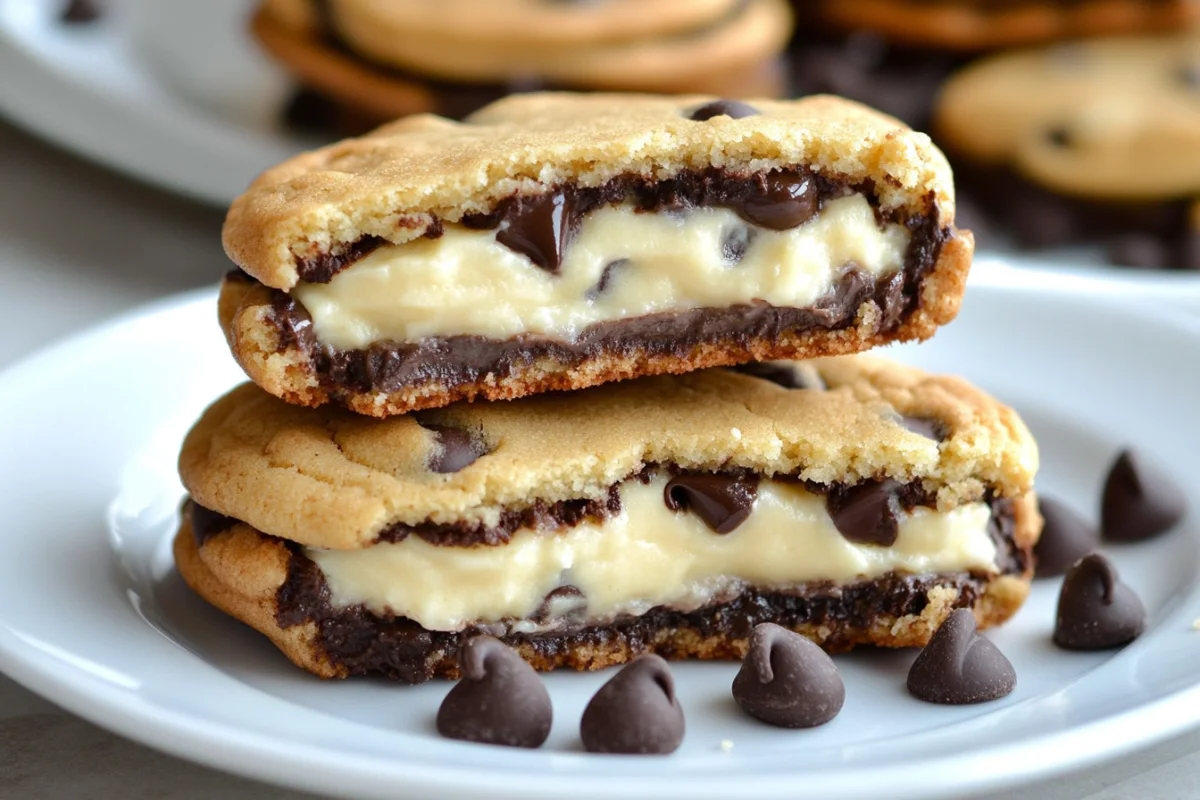 Cheesecake-Stuffed Chocolate Chip Cookies – Irresistibly Gooey!