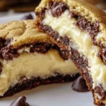 Cheesecake-Stuffed Chocolate Chip Cookies – Irresistibly Gooey!