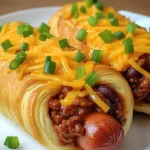 Crescent Roll Chili Dog Delight – A Game-Day Favorite