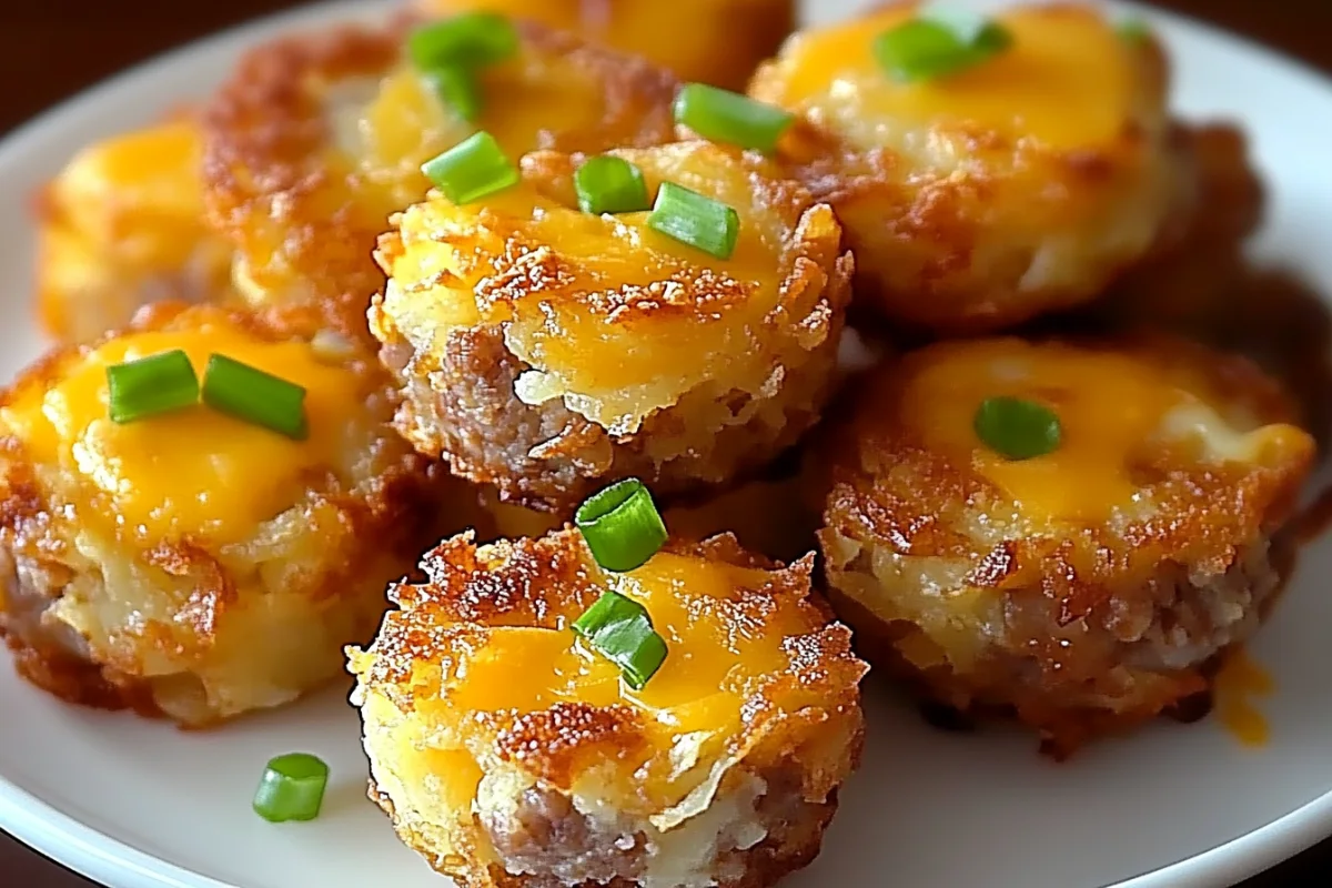 Crispy Hashbrown and Sausage Bites – Perfect Breakfast Treat!