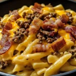 Loaded Bacon Cheeseburger Pasta