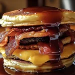 Maple Bacon Pancake Burger