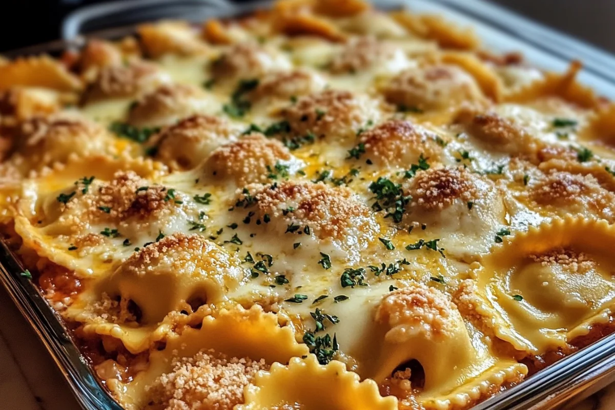 Million Dollar Ravioli Casserole - Cheesy Comfort Food Delight