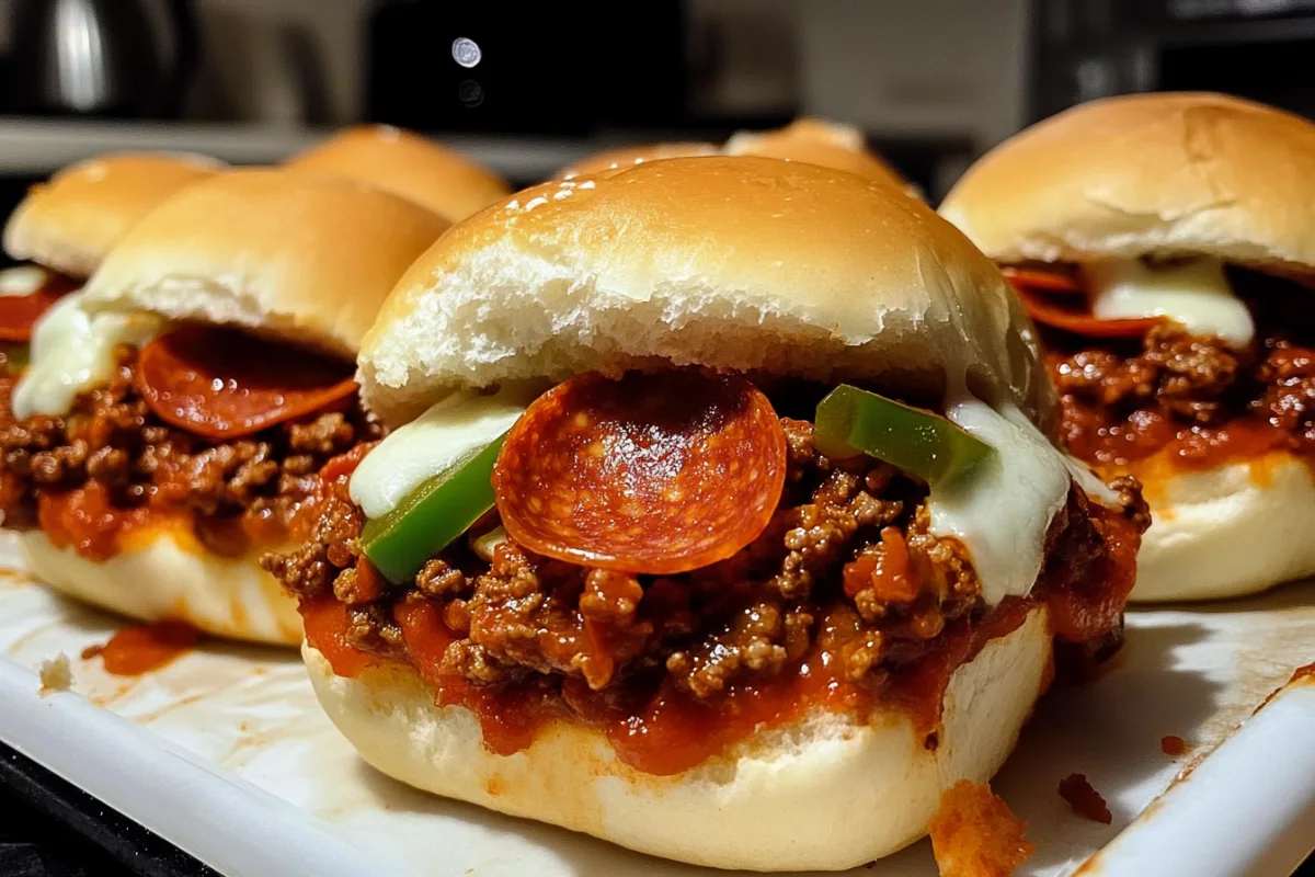 Pepperoni Pizza Sloppy Joes – A Fun Twist on a Classic Meal