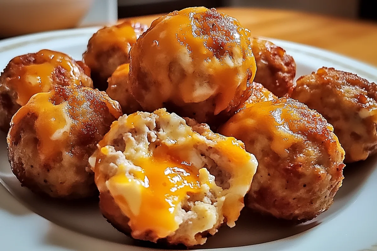 Rotel Cream Cheese Sausage Balls - Ultimate Party Snack Recipe