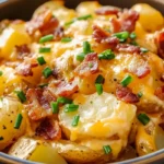 Slow Cooker Cheesy Bacon Potatoes - The Ultimate Comfort Food!