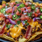 BBQ Bacon Cheeseburger Nachos – The Ultimate Party Snack!