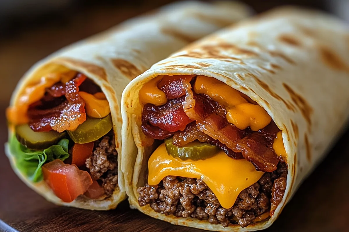 BBQ Bacon Cheeseburger Wrap – The Ultimate Comfort Food Recipe