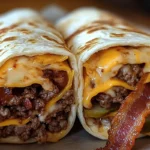 BBQ Bacon Cheeseburger Wrap – The Ultimate Comfort Food Recipe