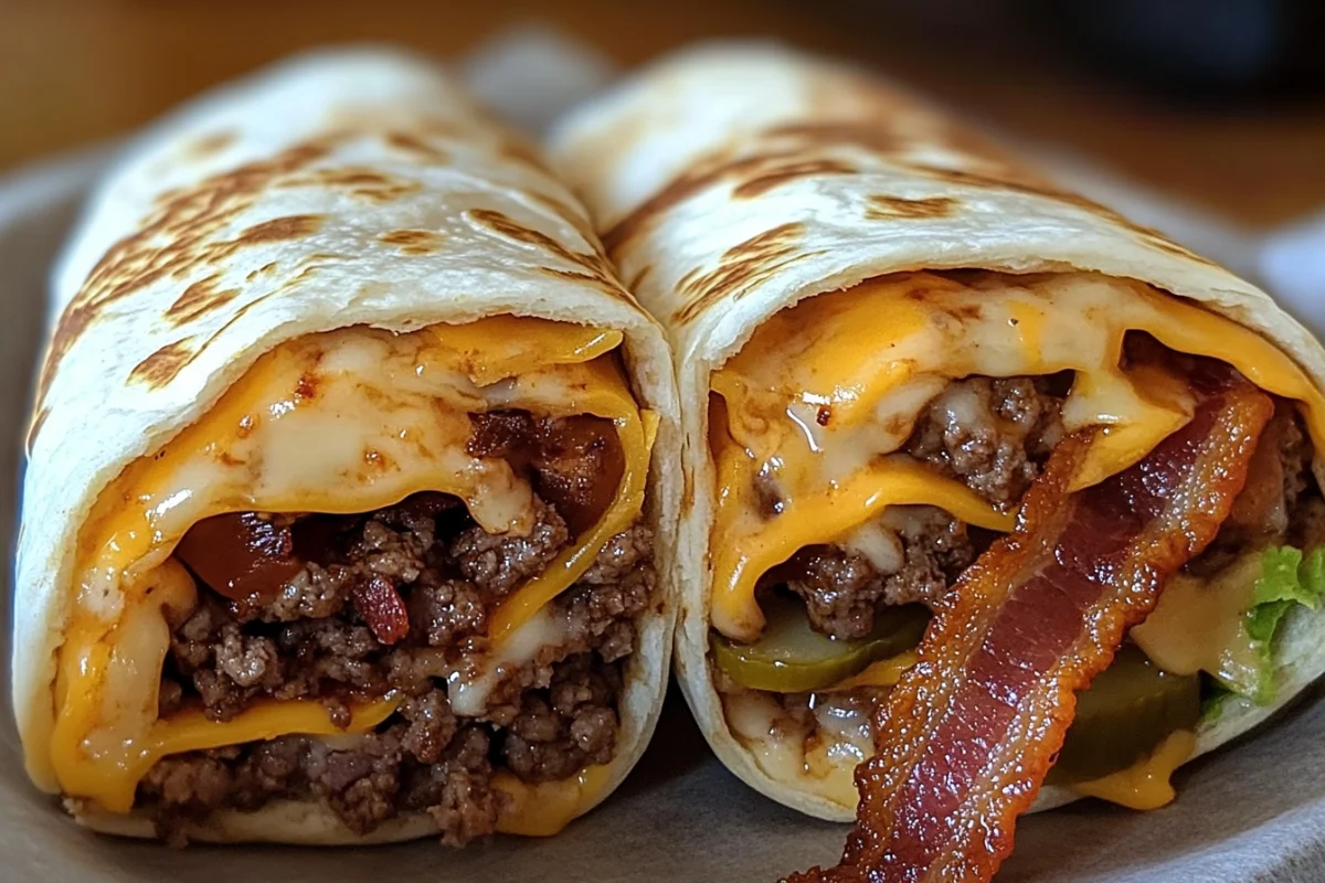 BBQ Bacon Cheeseburger Wrap – The Ultimate Comfort Food Recipe