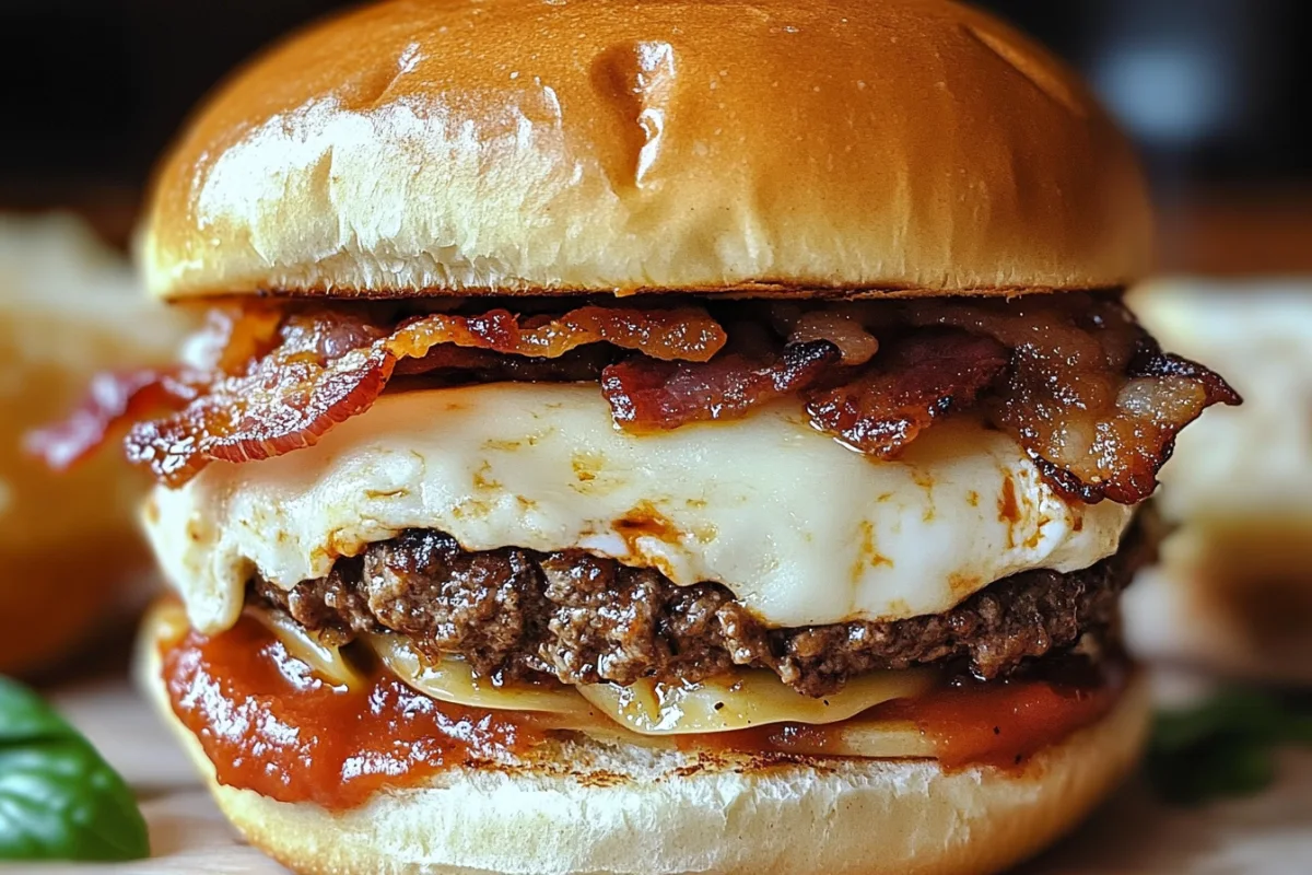 Bacon Lasagna Burger: The Ultimate Burger with a Twist