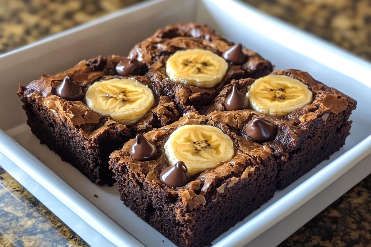 Banana Bread Bar Brownies - A Sweet Twist on a Classic Favorite