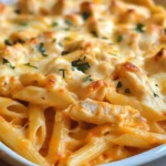 Cheesy Buffalo Chicken Pasta Bake – A Flavor-Packed Recipe