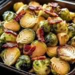 Honey-Glazed Roasted Brussels Sprouts with Bacon