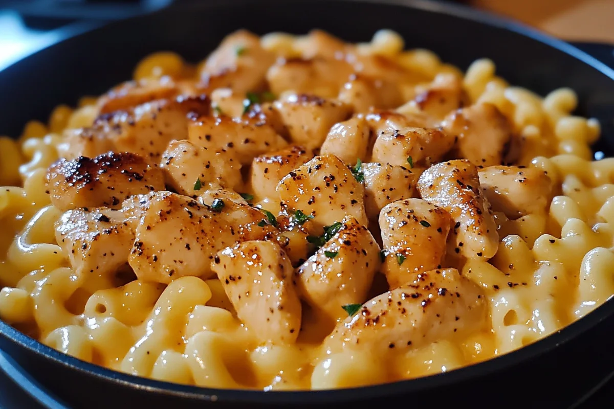 Honey Pepper Chicken Mac and Cheese – A Family Favorite