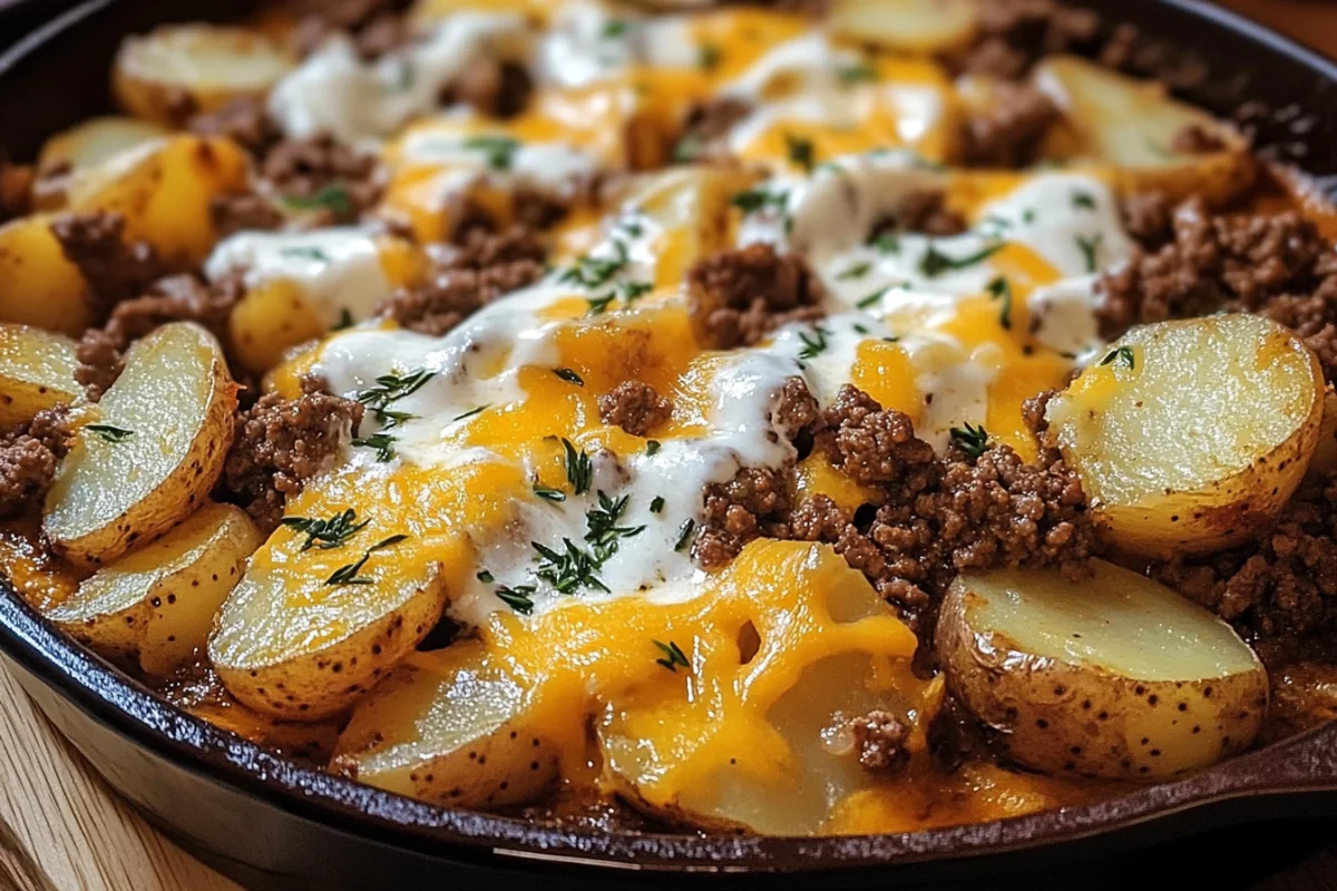 Loaded Beef and Potato Bake – The Ultimate Comfort Food