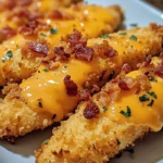 Loaded Cheddar & Bacon Chicken Fingers – A Must-Try Appetizer