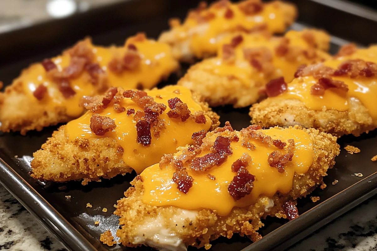 Loaded Cheddar & Bacon Chicken Fingers – A Must-Try Appetizer