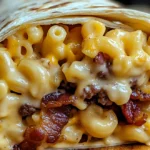 BBQ Bacon Mac & Cheese Burger Wraps - Ultimate Comfort Food