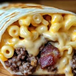 Bacon Mac 'n' Cheese Burger Wrap: Ultimate Comfort Food Fusion