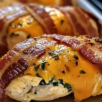 Bacon-Wrapped Stuffed Chicken Breast – Cheesy and Delicious