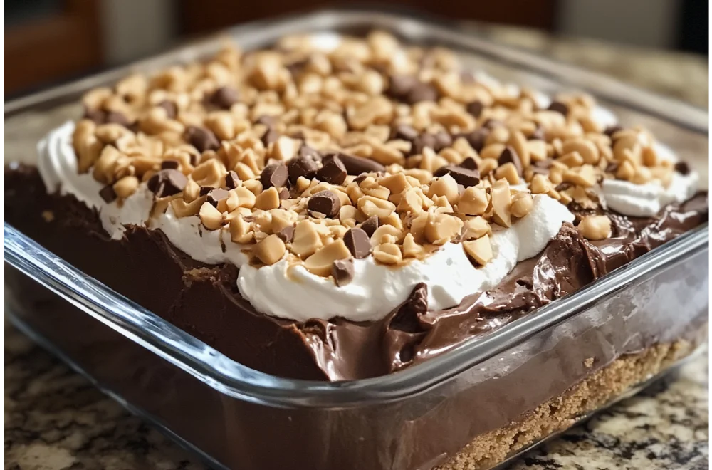 Chocolate Peanut Butter Poke Cake – A Dream Dessert