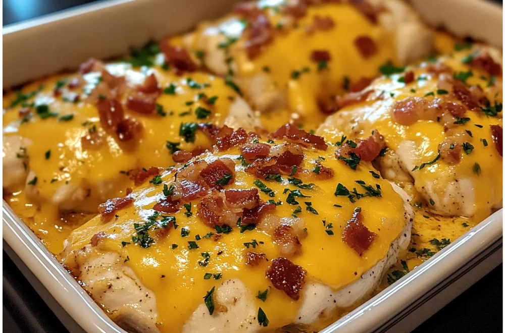 Creamy Ranch Bacon Cheddar Chicken Delight - A Family Favorite