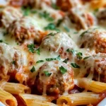 Dump and Bake Meatball Casserole – Easy, Comforting Dinner