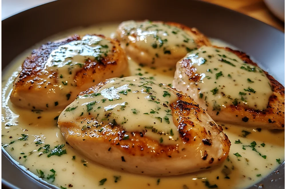 Chicken with Boursin Sauce – Creamy Garlic Perfection