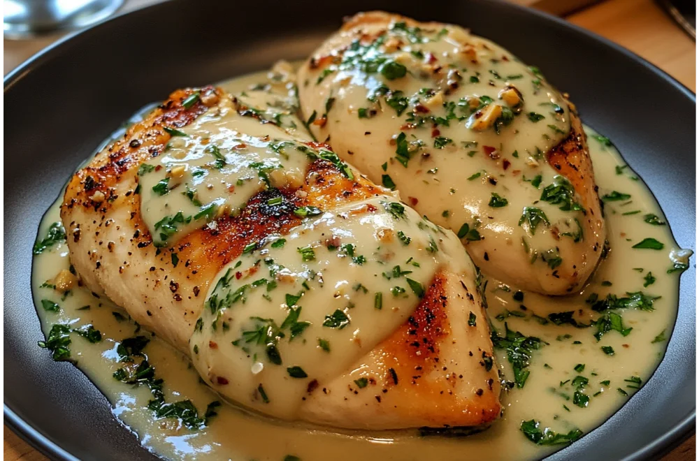 Chicken with Boursin Sauce – Creamy Garlic Perfection