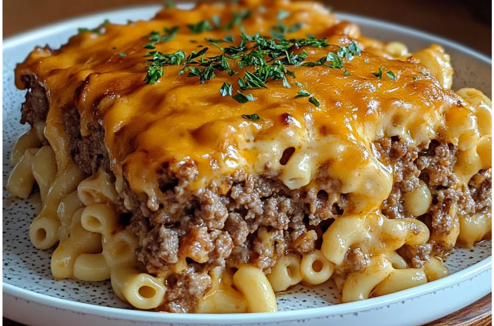 Mac and Cheese Meatloaf Casserole - The Ultimate Comfort Food