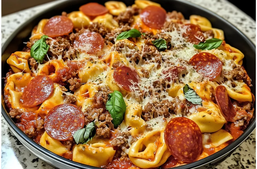 Meat Lovers Pizza Tortellini - A Pizza Twist You’ll Crave Forever!