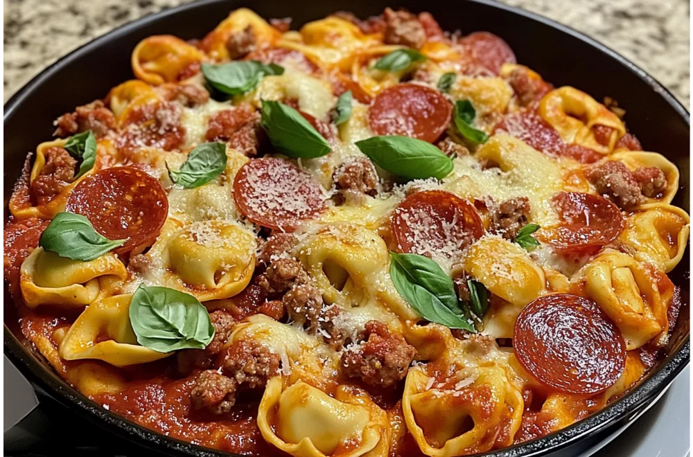 Meat Lovers Pizza Tortellini - A Pizza Twist You’ll Crave Forever!