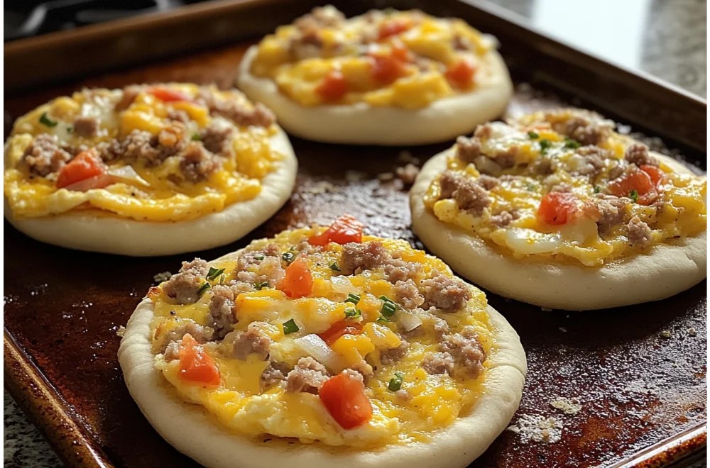 Muffin Breakfast Pizza – The Breakfast You’ll Crave Every Morning