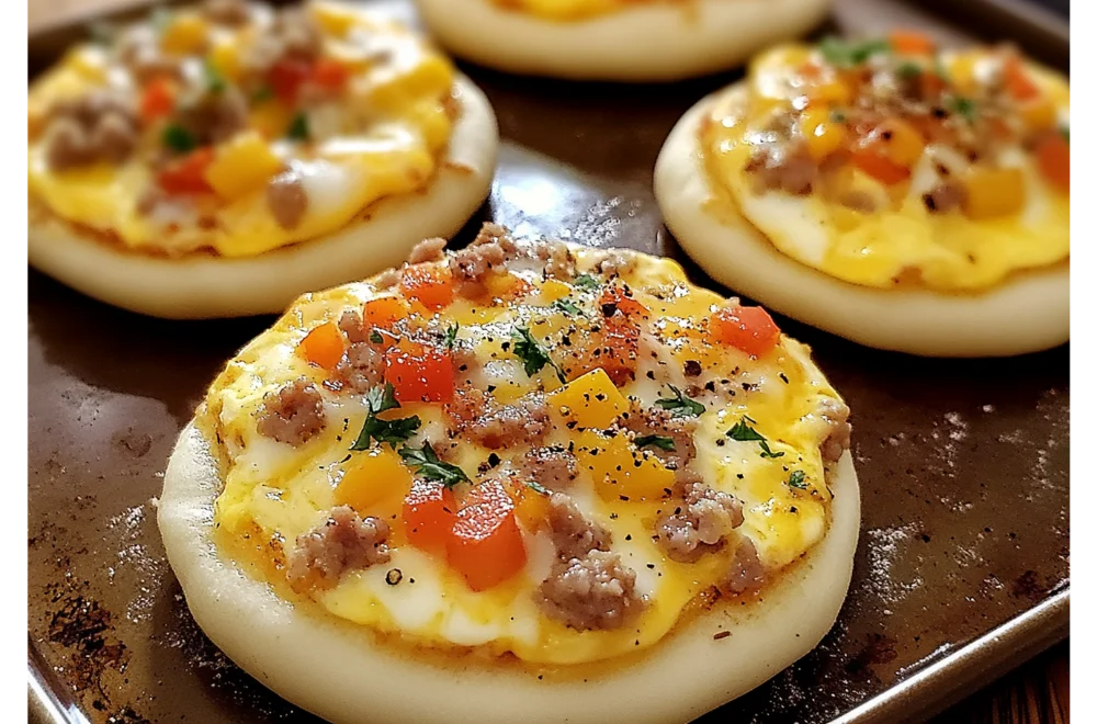 Muffin Breakfast Pizza – The Breakfast You’ll Crave Every Morning