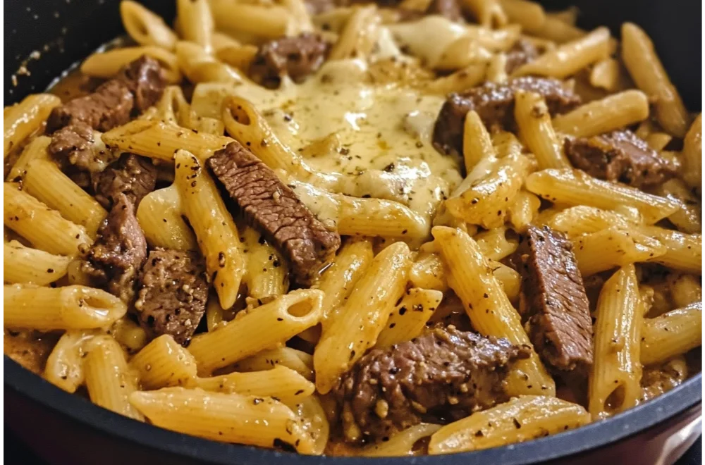 One-Pot Philly Cheesesteak Pasta: Quick & Creamy Dinner