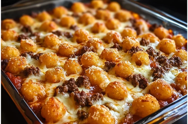 Tater Tot Pizza Casserole – The Ultimate Comfort Food Recipe