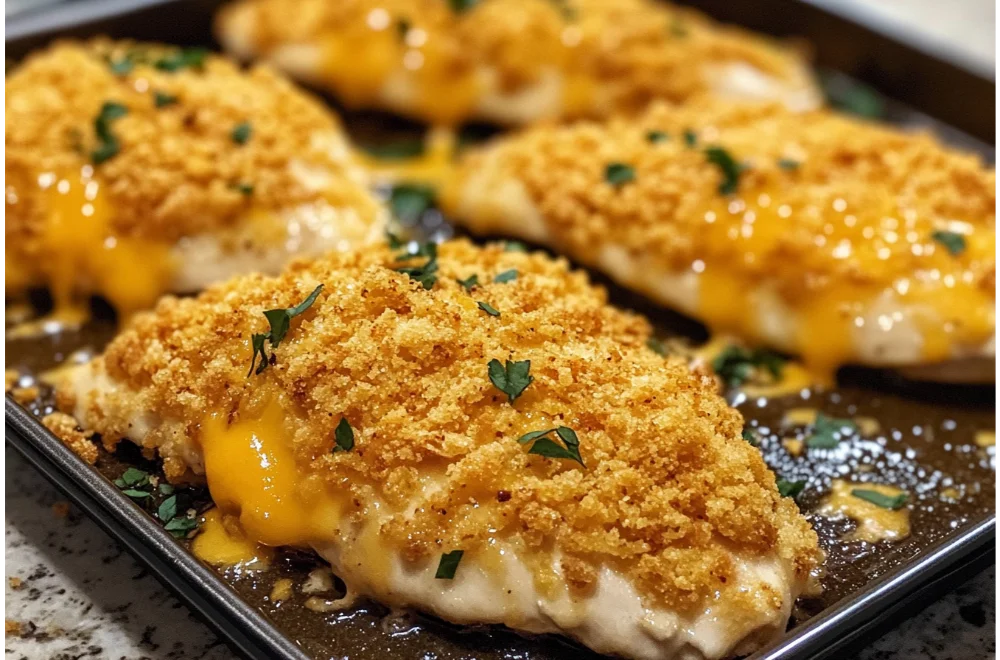 Crispy Cheddar Chicken - Cheesy, Crispy Perfection in Every Bite